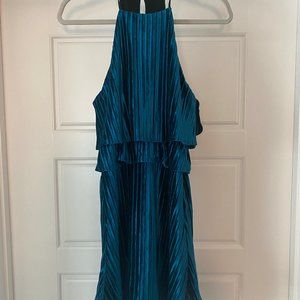 LIKELY dress teal and black, size 0